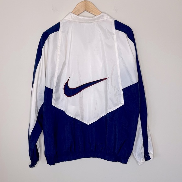 Nike Men’s Big Swoosh Track Jacket 90’s Vintage grandpa running retro - Picture 6 of 10